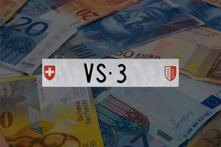 La plaque VS 3 a été attribuée pour la somme de 99'900 francs